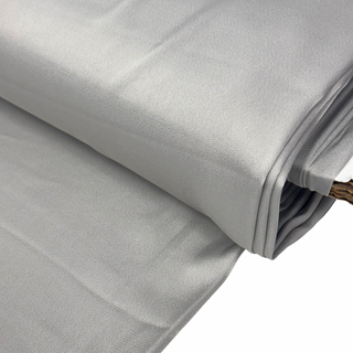 Tela Charmeuse 58", 1 yarda - Plateado