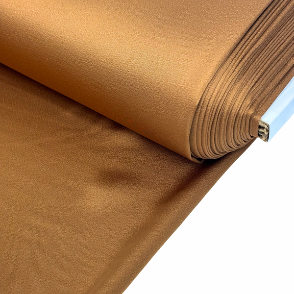 Tela Charmeuse 58", 1 yarda - Rust