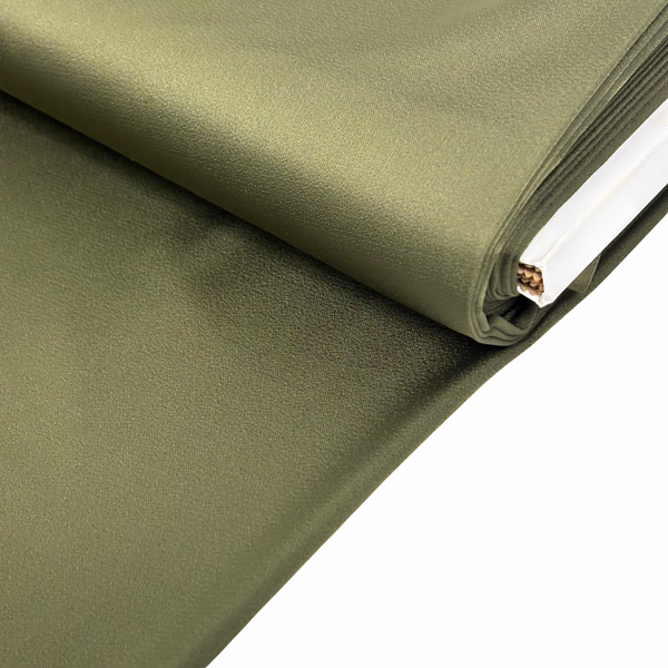 Tela Charmeuse 58", 1 yarda - Musgo