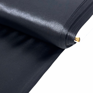 Tela Bright Satin 60", 1 yarda - Negro