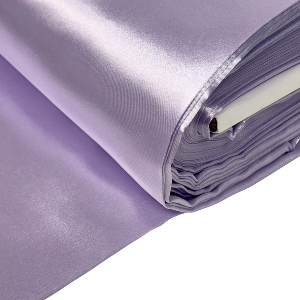 Tela Bright Satin 60", 1 yarda - Lavanda