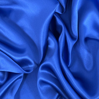 Tela Charmeuse 100% Seda, 60" - Azul Royal