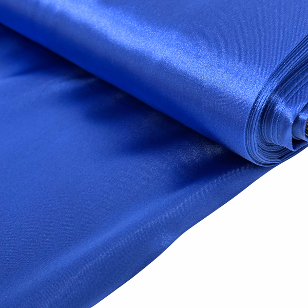 Tela Bright Satin 60", 1 yarda - Azul Royal