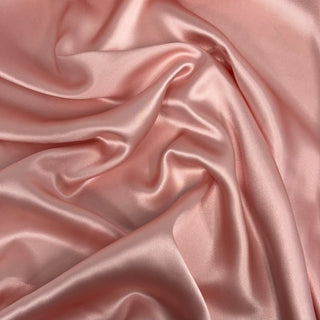 Tela Charmeuse 100% Seda, 60" - Blush