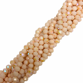 Rondelle de Cristal, Beige AB