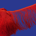 Flecos "Tassel Fringe" - Rojo 6"
