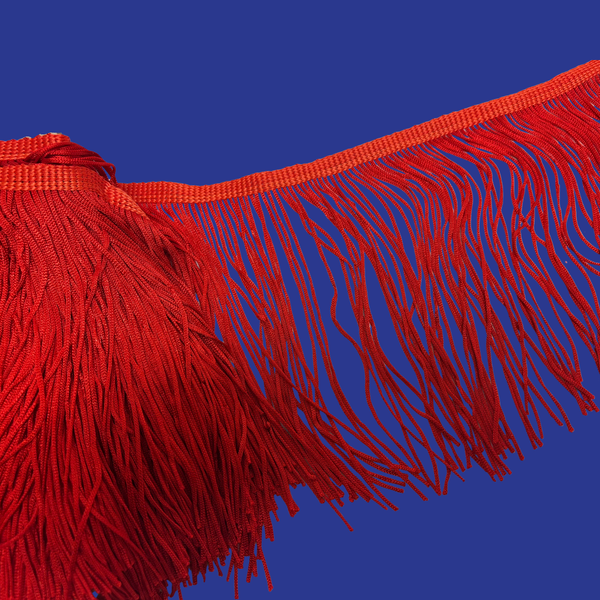 Flecos "Tassel Fringe" - Rojo 6"