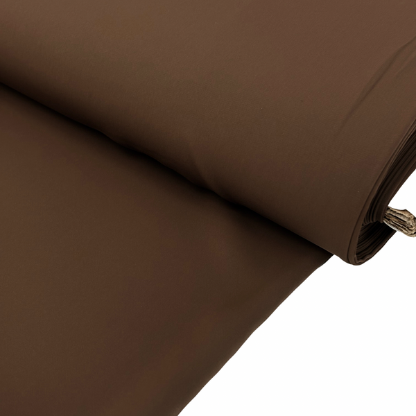 Tela Peach Skin 60", 1 yarda - Marrón