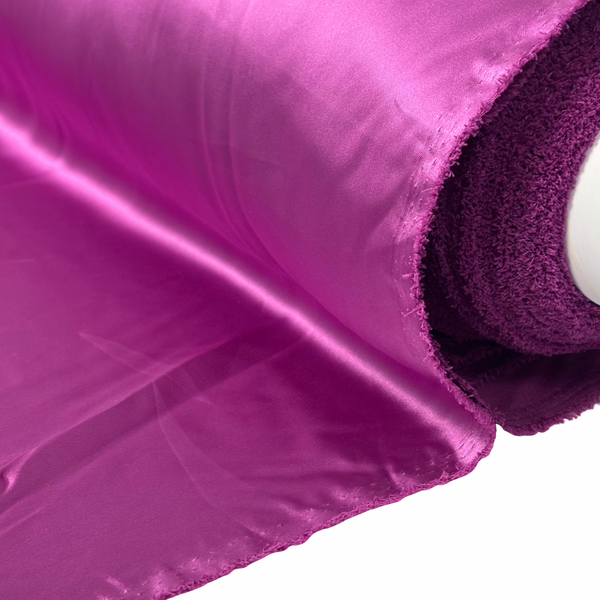 Tela Miyuki Satin 60", 1 yarda - Magenta