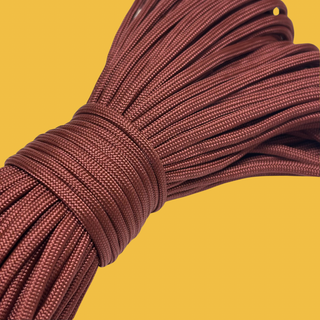Cordón Paracord; 4mm: 34 yardas - Marrón