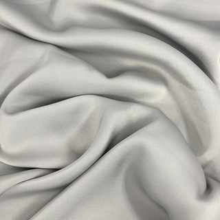 Tela Charmeuse 58", 1 yarda - Plateado