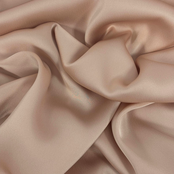 Tela Charmeuse 58", 1 yarda - Rosado Perla