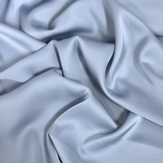 Tela Charmeuse 58", 1 yarda - Azul Claro