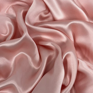 Tela Charmeuse 100% Seda, 60" - Blush