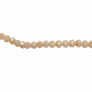 Rondelle de Cristal, Beige AB