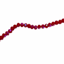 Crystal Rondelle - Iridescent Red - 2mm