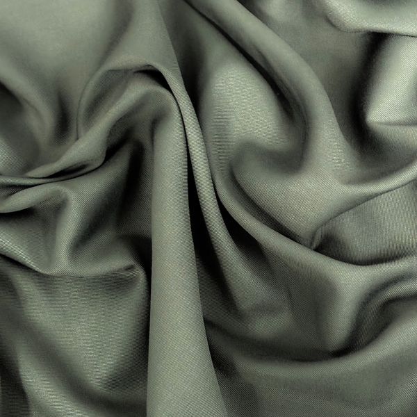 Tela Rayon Twill 60", 1 yarda - Verde Hunter