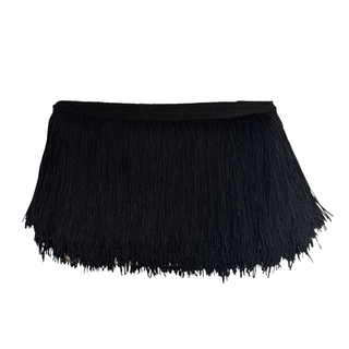 Flecos "Tassel Fringe" - Negro 6"