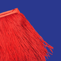Flecos "Tassel Fringe" - Rojo 6"