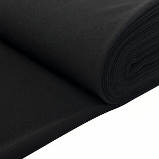 Tela Roman Crepé 60", 1 yarda - Negro