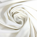 Tela Roman Crepé 60", 1 yarda - Blanco