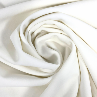 Tela Roman Crepé 60", 1 yarda - Blanco