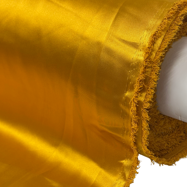 Tela Miyuki Satin 60", 1 yarda - Dorado