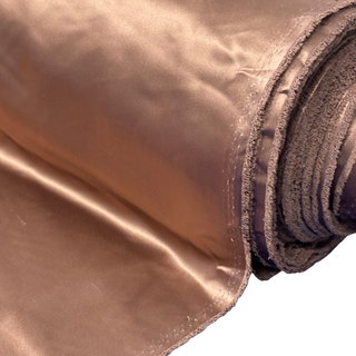 Tela Miyuki Satin 60", 1 yarda - Marrón