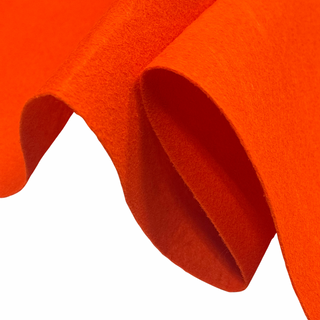 Tela de Fieltro 60" , 1 yarda - Naranja Neón