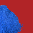 Flecos "Tassel Fringe" - Azul Royal 6"