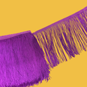 Flecos "Tassel Fringe" - Magenta 6"