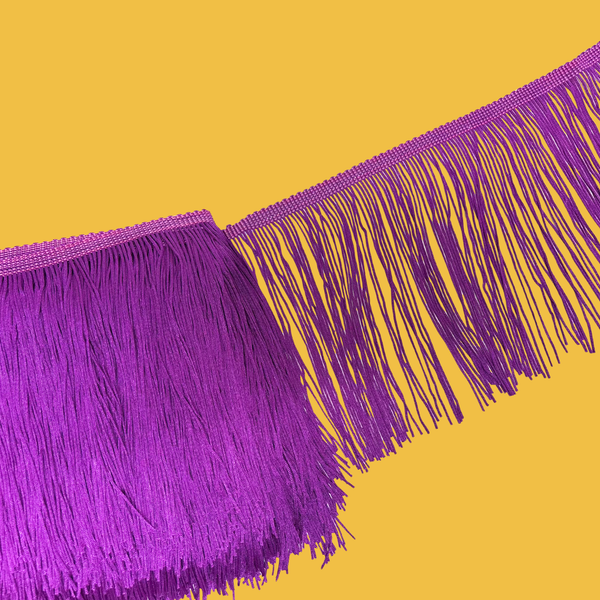 Flecos "Tassel Fringe" - Magenta 6"