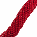 Crystal Rondelle - Iridescent Red - 2mm