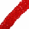 Crystal Rondelle - Iridescent Red - 2mm