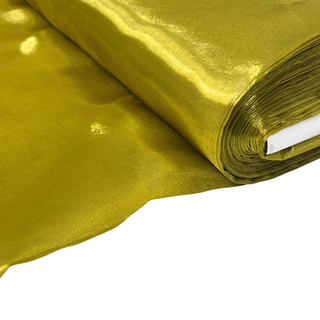 Tela Liquid Look Organza 60", 1 yarda - Dorado