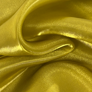 Tela Liquid Look Organza 60", 1 yarda - Dorado