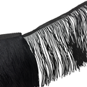Flecos "Tassel Fringe" - Negro 6"