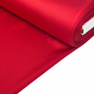 Tela Charmeuse 58", 1 yarda - Rojo