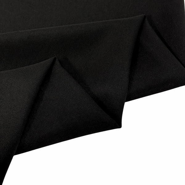 Tela Peach Skin 60", 1 yarda - Negro