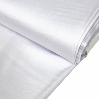 Tela Charmeuse 58", 1 yarda - Blanco