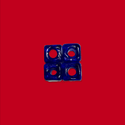 Cuentas de Cubo en Vidrio - 9mm