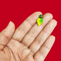 Lemon Lampwork Charm / Dije de Limón en Vidrio - 21mm