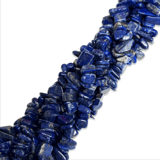 Lapis Lazuli Chips Beads / Cuentas de Lapislázuli en Chips - 6mm