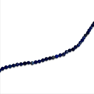 Faceted Lapis Lazuli Beads / Cuentas de Lapislázuli Facetadas - 2mm
