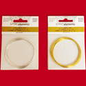 Pulsera de Alambre con Memoria 2.25" / Bracelet Memory Wire; Gold Plated, 2.25" - 12 loops