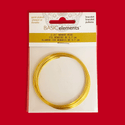 Pulsera de Alambre con Memoria 2.25" / Bracelet Memory Wire; Gold Plated, 2.25" - 12 loops