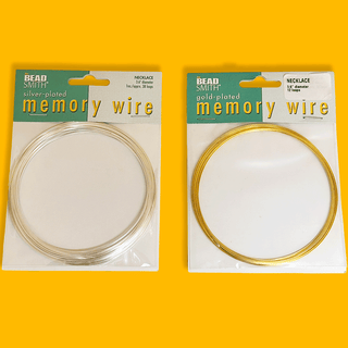Collar de Alambre con Memoria 2.25" / Necklace Memory Wire; Silver Plated, 2.25" - 38 loops