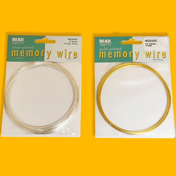 Collar de Alambre con Memoria 2.25" / Necklace Memory Wire; Silver Plated, 2.25" - 38 loops