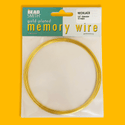 Collar de Alambre con Memoria 2.25" / Necklace Memory Wire; Gold Plated, 2.25" - 12 loops