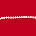 Mother of Pearl, White Round Beads -  6mm